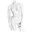 MN-239 Plastic Countertop Female 3/4 Upper Body Torso Form with Arms - DisplayImporter