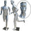 MN-253 Full Size Abstract Male Mannequin in Running Position - DisplayImporter