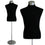 MN-113 Male Jersey Covered Form w/ Base Black - DisplayImporter.com - 2