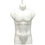 MN-116 Plastic Male Torso Form with Metal Swivel Hook White - DisplayImporter.com - 3