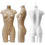 MN-220 3/4 Female Round Body Hanging Plastic Form  - DisplayImporter.com - 1