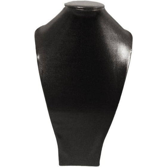 DS-036 Long Bust Leatherette/Velvet Display - DisplayImporter
