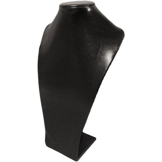 DS-036 Long Bust Leatherette/Velvet Display - DisplayImporter