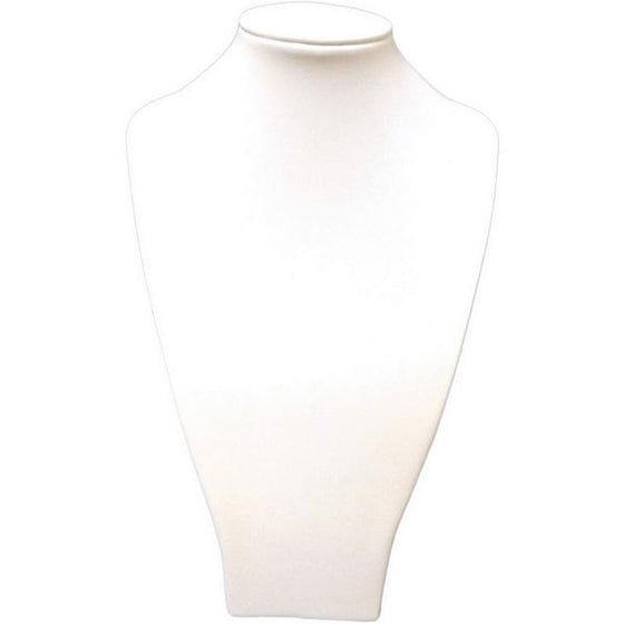 DS-036 Long Bust Leatherette/Velvet Display - DisplayImporter
