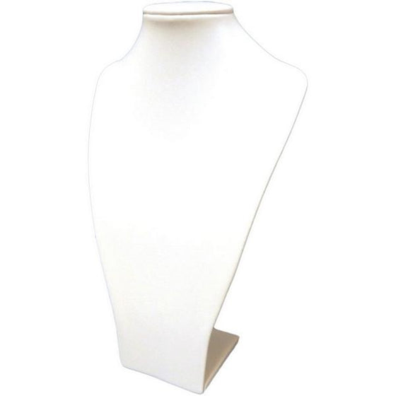 DS-036 Long Bust Leatherette/Velvet Display - DisplayImporter
