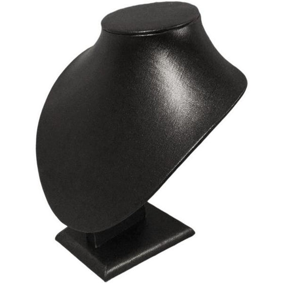 DS-037 Medium Bust Leatherette/Velvet Display - DisplayImporter