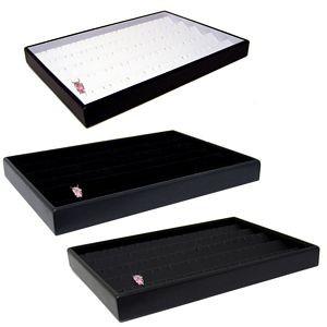 DS-067 Leatherette/Velvet Pendant/Earring Necklaces Display Tray  - DisplayImporter.com