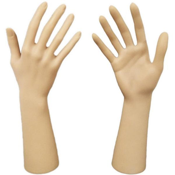 DS-186 Fleshtone Upright Glove and Jewelry Display Hand - DisplayImporter