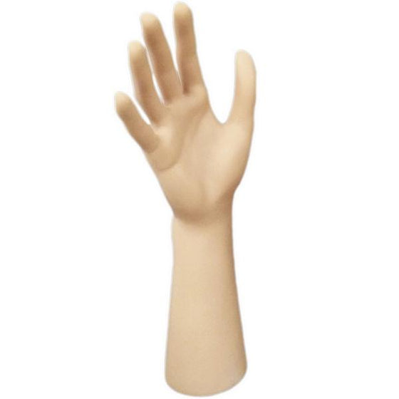 DS-186 Fleshtone Upright Glove and Jewelry Display Hand - DisplayImporter