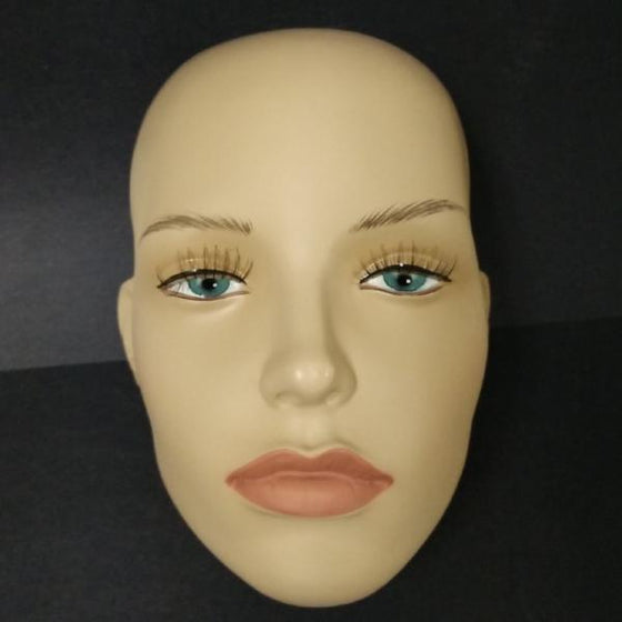 MN-404HEAD Fiberglass Female Realistic Head Attachment - DisplayImporter