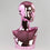 MN-442 Chrome Female Abstract Mannequin Head Display - DisplayImporter