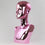 MN-442 Chrome Female Abstract Mannequin Head Display - DisplayImporter