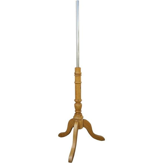 MA-032 Balatar Tripod French Dress Form Wooden Base with Pole - DisplayImporter