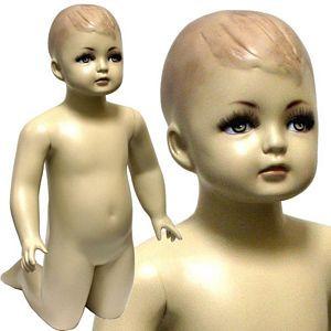 MN-036 Kneeling Baby Fleshtone Mannequin  - DisplayImporter.com