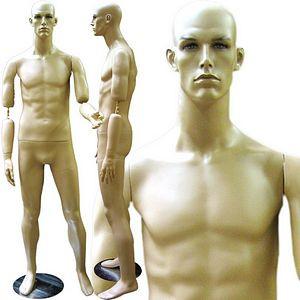 MN-136 Full Size Male Mannequin with Flexible Arms  - DisplayImporter.com - 1