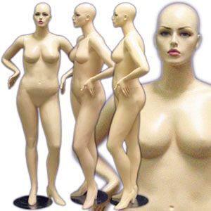 MN-166 Plus Size Female Mannequin  - DisplayImporter.com - 1