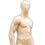 MN-169 Egghead Standing Masculine Male Mannequin with Base - DisplayImporter