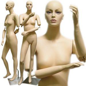 MN-192 Full Size Stylish Female Mannequin with Flexible Arms  - DisplayImporter.com - 1