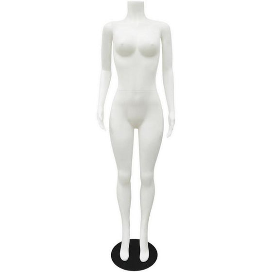 MN-238 Plastic Busty Headless Ladies Full Size Mannequin - DisplayImporter