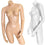 MN-239 Plastic Countertop Female 3/4 Upper Body Torso Form with Arms - DisplayImporter