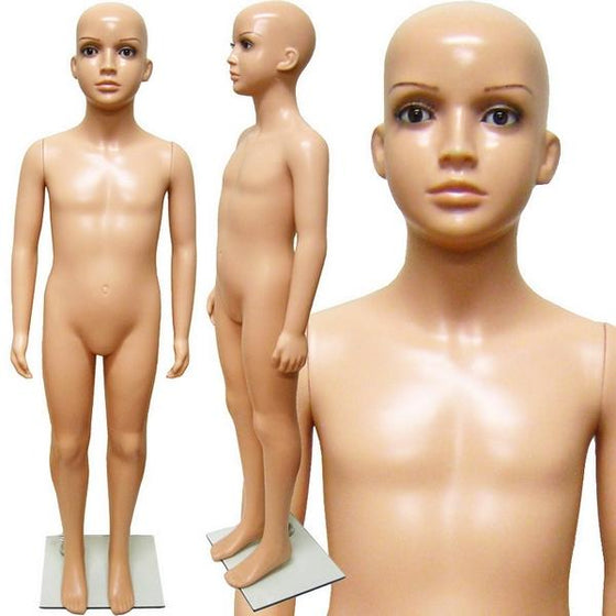 MN-244 Plastic Child Full Size Mannequin 4' 3.25" - DisplayImporter