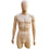 MN-249 Plastic 3/4 Torso Male Upper Body Torso Form with Removable Head - DisplayImporter