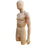 MN-249 Plastic 3/4 Torso Male Upper Body Torso Form with Removable Head - DisplayImporter