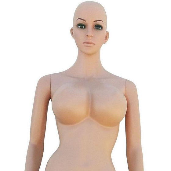 MN-250 Plastic Busty Ladies Full Size Mannequin - DisplayImporter