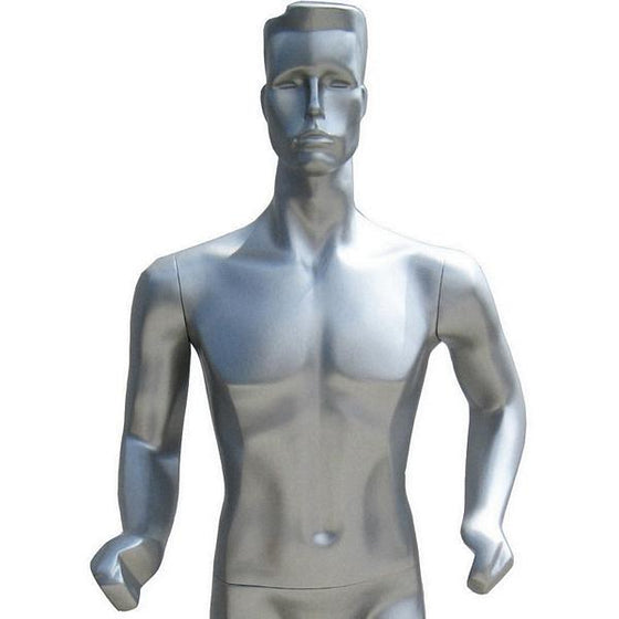 MN-253 Full Size Abstract Male Mannequin in Running Position - DisplayImporter