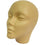 MN-257 Half Head Female Fiberglass Mannequin Head Display Form - DisplayImporter