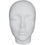 MN-257 Half Head Female Fiberglass Mannequin Head Display Form - DisplayImporter