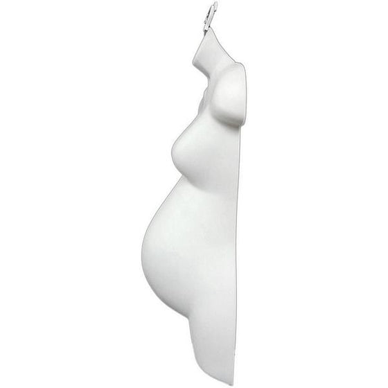 MN-263 Hanging Female Pregnant Maternity Upper Torso Body Dress Form with Metal Swivel Hook - DisplayImporter