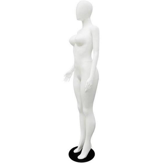 Plastic Busty Egghead Ladies Full Size Mannequin