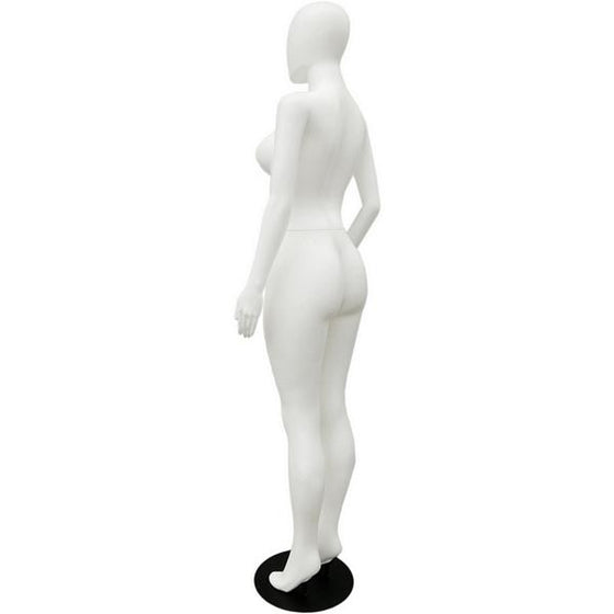 Plastic Busty Egghead Ladies Full Size Mannequin