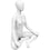 MN-283 Female Yoga Mannequin in Seated Easy Pose (Sukasana) - DisplayImporter