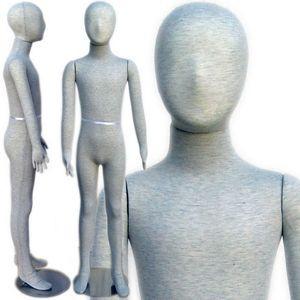 MN-334 Pinnable & Flexible Kid Mannequin with Head 4' 7" (7C-8C)  - DisplayImporter.com