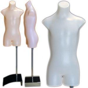 MN-362 Plastic Children Armless Torso Form (Sizes 12-14 X-Large)  - DisplayImporter.com - 1