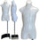 MN-362 Plastic Children Armless Torso Form (Sizes 12-14 X-Large) White - DisplayImporter.com - 3