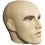 MN-406HEAD Fiberglass Male Realistic Head Attachment - DisplayImporter