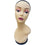 MN-436 Female Fleshtone Mannequin Head Form with Wig Net and Removable Turn Table Base - DisplayImporter