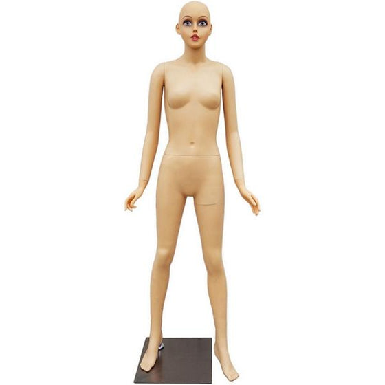 MN-437 Plastic Teenage Girl Full Size Mannequin 5' 5" - DisplayImporter