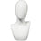 MN-438 Glossy Female Abstract Egghead Mannequin Head Form w/ Swivel Neck - DisplayImporter