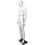 MN-439 Glossy Plastic Egghead Male Full Size Mannequin with Removable Head - DisplayImporter