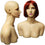 MN-508 Female Mannequin Head Form with Shoulder Bust - DisplayImporter