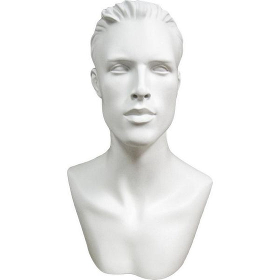 MN-513 Male Mannequin Head Form - DisplayImporter