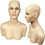 MN-514A Female Mannequin Head Display Form with Shoulder Bust - DisplayImporter