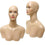 MN-514 Female Mannequin Head Form with Shoulder Bust - DisplayImporter