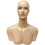 MN-514 Female Mannequin Head Form with Shoulder Bust - DisplayImporter