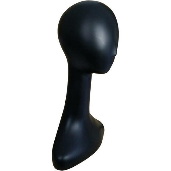 MN-516 Female Abstract Mannequin Head Form with Long Neck - DisplayImporter