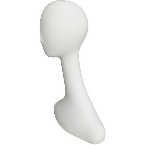 MN-516 Female Abstract Mannequin Head Form with Long Neck - DisplayImporter